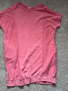 easel Bubblegum Pink Short-Sleeve Pullover